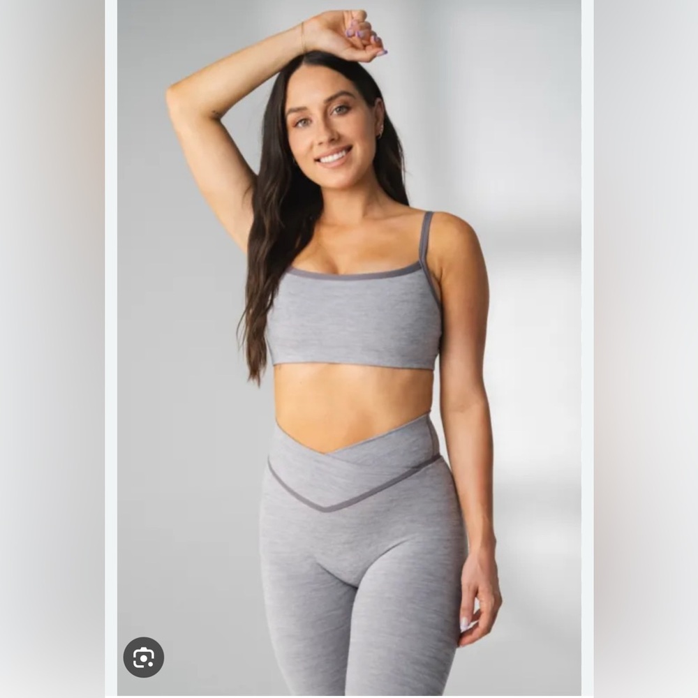 Vitality Daydream® Block Square Bra - Concrete Marl